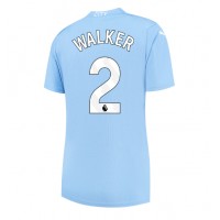 Fotbalové Dres Manchester City Kyle Walker #2 Dámské Domácí 2023-24 Krátký Rukáv